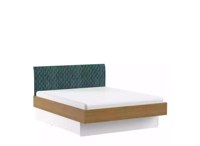 Cama tapizada de lujo diseño doble camas de hotel dormitorio de madera muebles