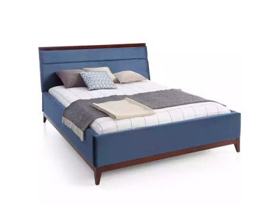 Cama dormitorio Muebles de lujo en color azul Novedad para tus interiores