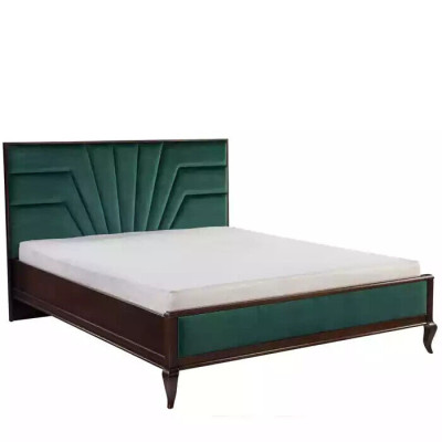 Cama de lujo doble hotel dormitorio diseño muebles de madera