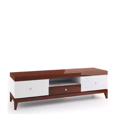 Soporte de televisión en la sala de estar Mueble de televisión de lujo Sala de estar Muebles de madera rtv