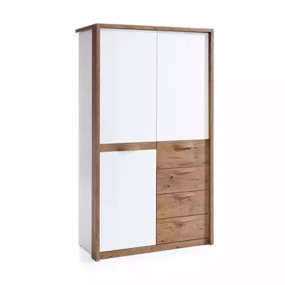 Armario Macizo Dormitorio Muebles Armario de ropas Madera blanco armario