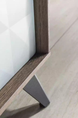 Diseño armario de pared estantería sala de estar soporte para TV estantes de madera en la pared