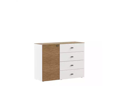 Moderno tocador de lujo diseño sideboard dormitorio de madera blanca