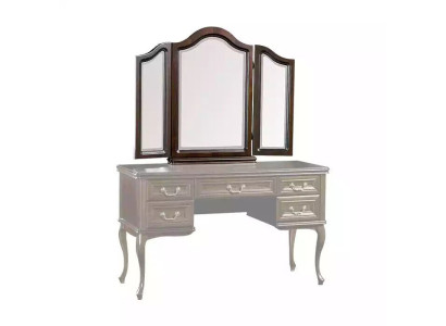 Espejo de diseñador Cómoda Espejo de estilo Art Deco Sala de estar Estante de madera de lujo