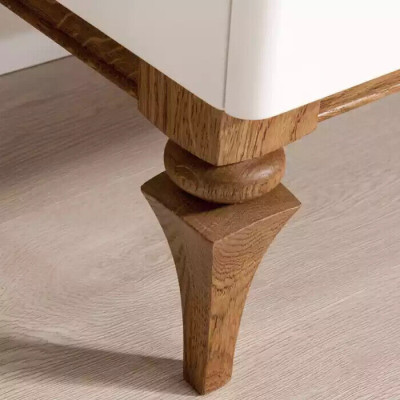 Mueble de pared RTV, cómoda de TV, soporte de TV, mueble bajo de salón, muebles de salón de madera blanco.