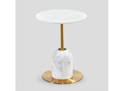 Mesa auxiliar de mármol de alta calidad, moderna, mesa de centro, para sala de estar.