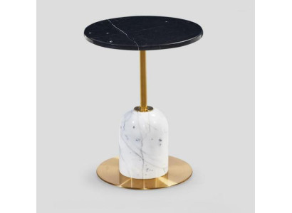 Mesa auxiliar de mármol de lujo moderna mesa de café de salón.