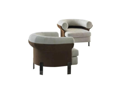 sillones de lujo Sillón moderno Sofá de televisión Sofá de 1 plaza Tela de tela