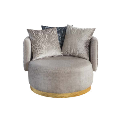 Diseño moderno 2x sillón de lujo individual de tela muebles de un solo asiento nuevo.