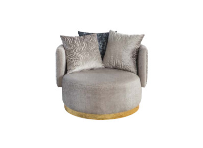 Diseño moderno 2x sillón de lujo individual de tela muebles de un solo asiento nuevo.