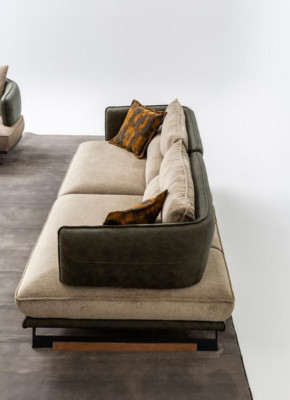 Conjunto de sofá de lujo Sofá de 3 plazas Butaca Moderna de tela Multicolor Juego moderno nuevo