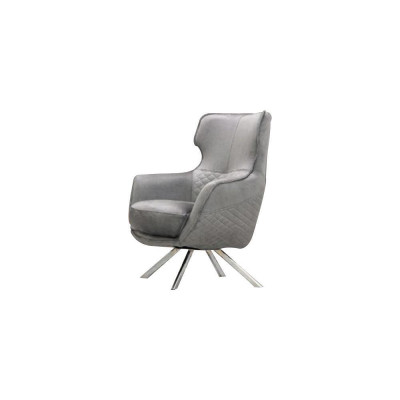 Exquisito conjunto de sofás, sofá azul de tres plazas, sillón de diseñador, muebles tapizados.