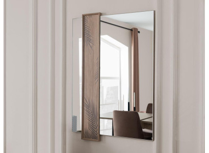 Espejo de pared de diseñador, espejo rectangular moderno, muebles modernos para el comedor, nuevo.