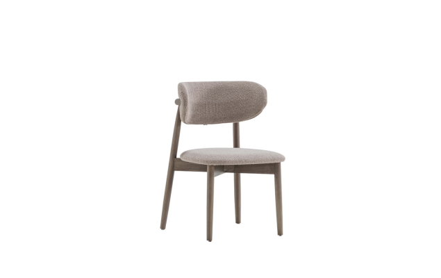 Moderna silla de comedor gris sillones de cocina lujosos nuevos.