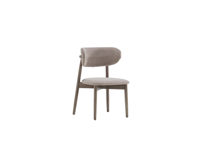 Moderna silla de comedor gris sillones de cocina lujosos nuevos.