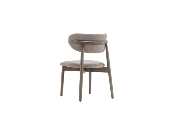 Moderna silla de comedor gris sillones de cocina lujosos nuevos.