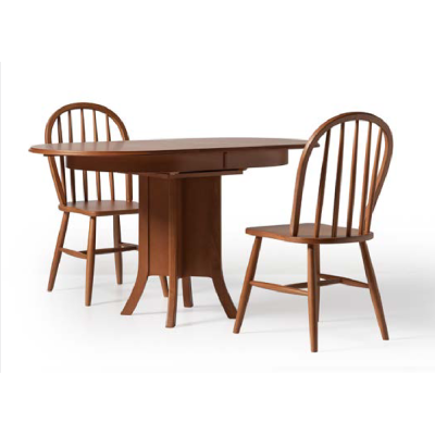 Conjunto de sillas de madera para la cocina y el comedor, juego de 6 piezas, marrón.