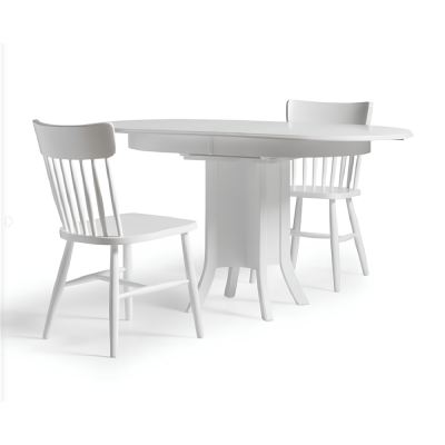 Sillas de comedor grupo de sillas de madera sillas de cocina set de 6 piezas blanco madera
