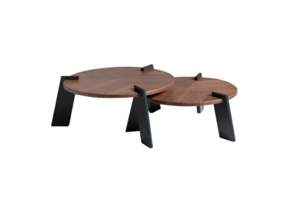 Mesa auxiliar de madera marrón diseño de mesa.