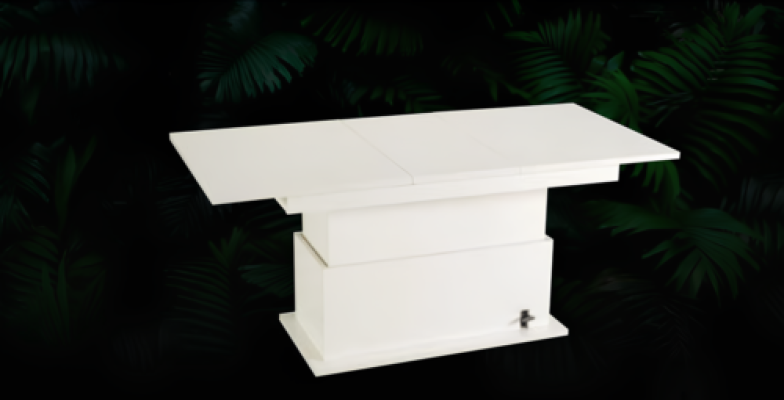 Mesa extensible mesa de centro mesa de madera mesa de café muebles blancos