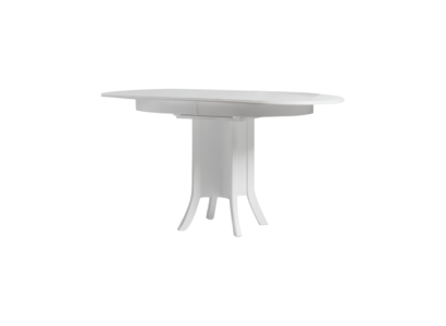 Extensible mesa de comedor mesa de comedor mesa de madera blanco