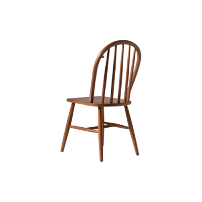 Silla de madera silla de comedor silla de cocina marrón madera silla clásica