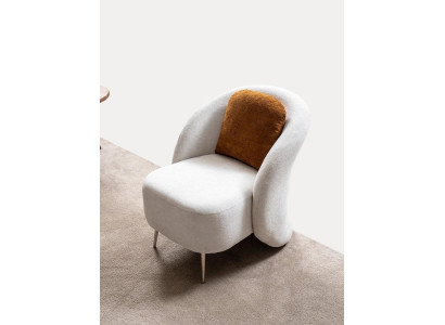 Silla blanca, diseño sofá sofá asiento de lujo nuevo relax club lounge muebles tapizados.