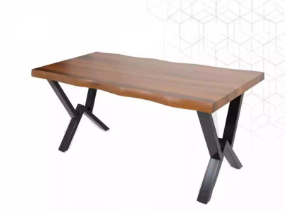 Comedor Mesa de comedor Muebles de lujo Madera Mesa de cocina nueva Marrón Mesa moderna