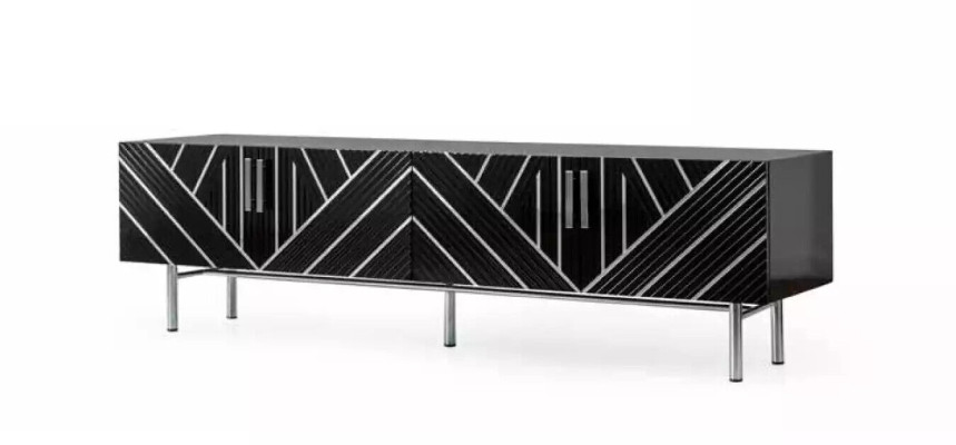 Soporte de TV Aparador Salón Moderno Muebles de diseño de madera Bajo mueble de televisión