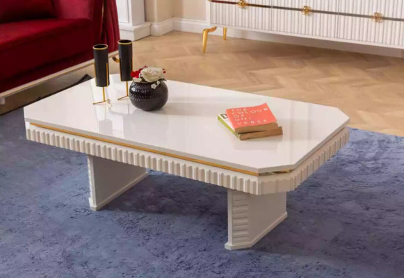 Mesa de café Muebles de sala Mesa de lujo Mesa auxiliar moderna Diseño moderno