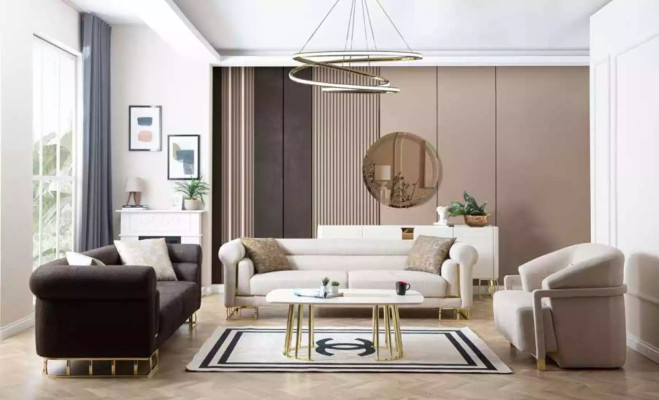 Silla Mueble de una plaza Sillón giratorio Sofá de 1 plaza Sala de estar Moderno