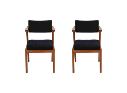 Comedor Silla Moderna Muebles de Madera 2 Sillas Diseño de Lujo Mobiliario Nuevo
