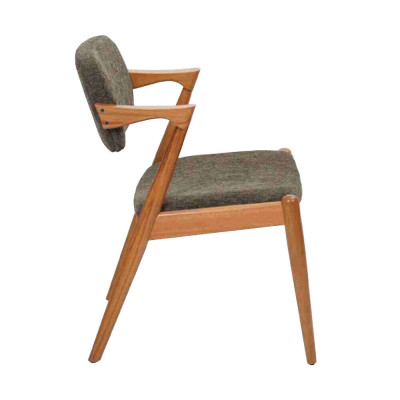Muebles de comedor de lujo diseñador gris 2 sillas nuevo mobiliario moderno.