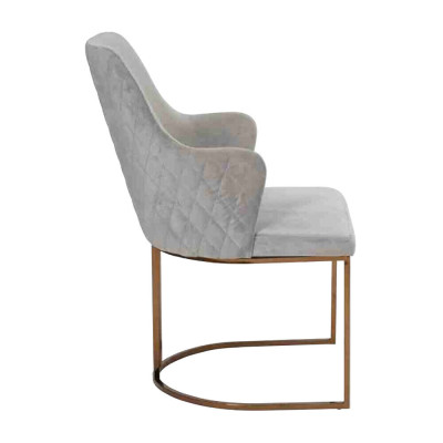Sillas de comedor grises de lujo elegantes Sillas de cocina Moderno diseño 6x sillas nuevas