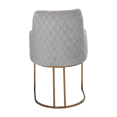 Sillas de comedor grises de lujo elegantes Sillas de cocina Moderno diseño 6x sillas nuevas