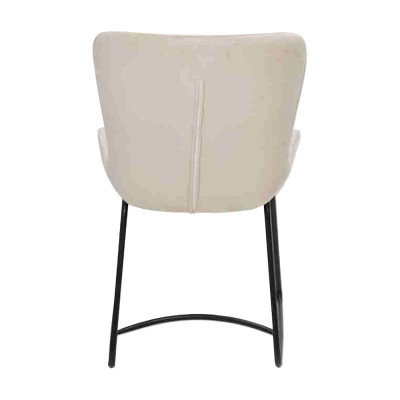 Silla de comedor blanca 6x sillas Comedor Moderno Sillas de metal Diseño