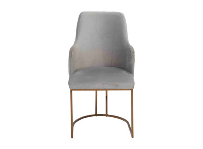 Silla de comedor moderna Sillas de cocina Diseño de lujo Silla de diseño Silla gris Nueva