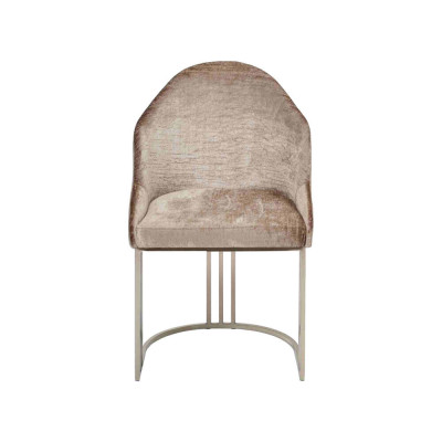 Silla de comedor de 1 asiento sillón acero inoxidable lujo diseño de muebles moderno nuevo
