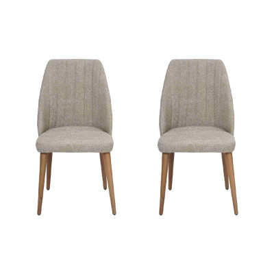 2 sillas modernas tapizadas de lujo gris silla sillón comedor
