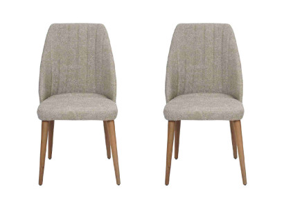 2 sillas modernas tapizadas de lujo gris silla sillón comedor