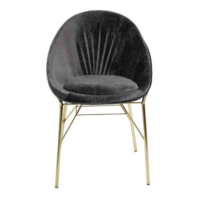 Diseño Silla Negra Sin Apoyabrazos Comedor Muebles Modernos de Lujo Nuevas Sillas
