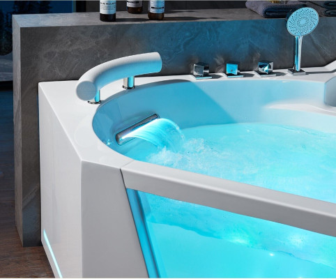 Baños de esquina bañera de hidromasaje bañera de hidromasaje spa bañera de hidromasaje de interior bañeras de hidromasaje