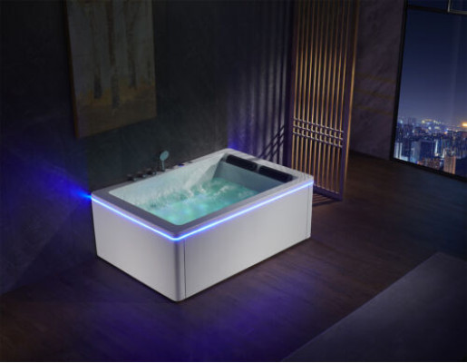 Jacuzzi Bañera de esquina Bañera Bañera Spa Hogar 2 personas Bañera de hidromasaje Bañera de hidromasaje