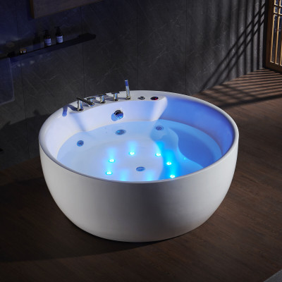 de interior Bañera de hidromasaje Baño de burbujas Chorro de agua Bañera de hidromasaje Relax Spa 