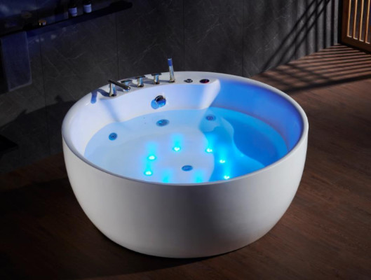 de interior Bañera de hidromasaje Baño de burbujas Chorro de agua Bañera de hidromasaje Relax Spa 