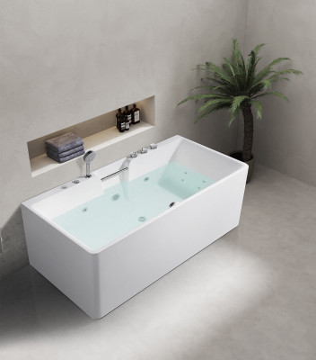 Bañera de hidromasaje de lujo con asa 150x80, bañera de baño de lujo con asa 150x80.