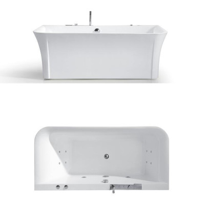 Baño Bañera de hidromasaje Jacuzzi Jacuzzi Bañera de hidromasaje interior Spa doméstico Bañera blanca