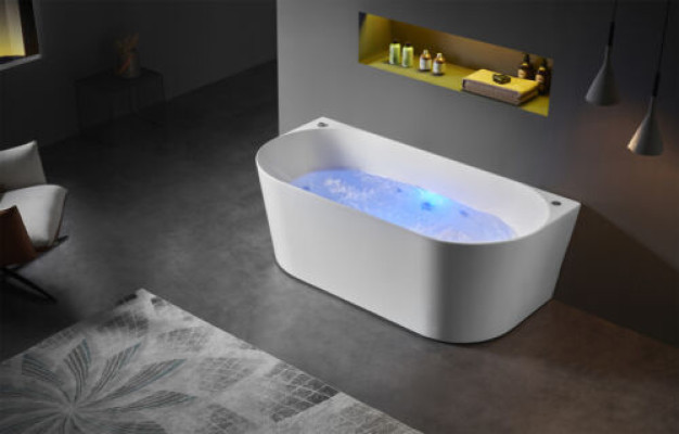 Relajarse en casa Spa Bañera de hidromasaje Bañera de hidromasaje interior Blanco 