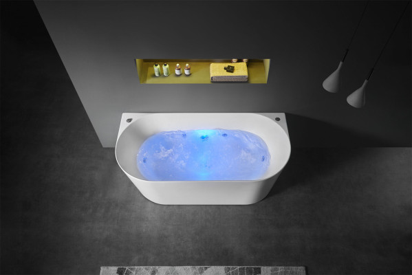 Relajarse en casa Spa Bañera de hidromasaje Bañera de hidromasaje interior Blanco 