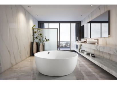 Baño redondo Bañera independiente Baño Bañera independiente Blanco